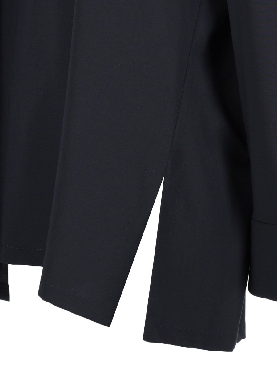 Blusa in Tela di Pura Lana