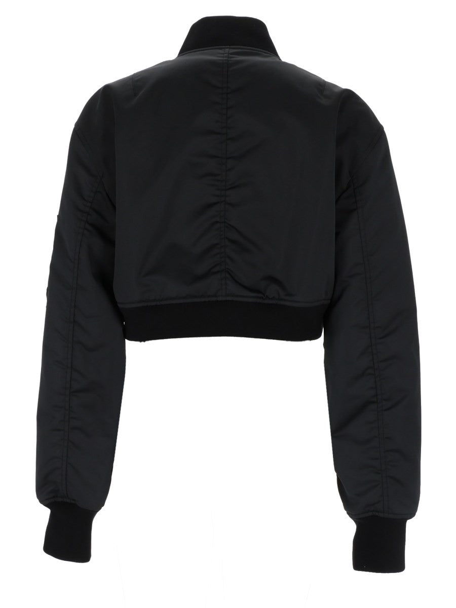 BOMBER CROPPED CON ZIP