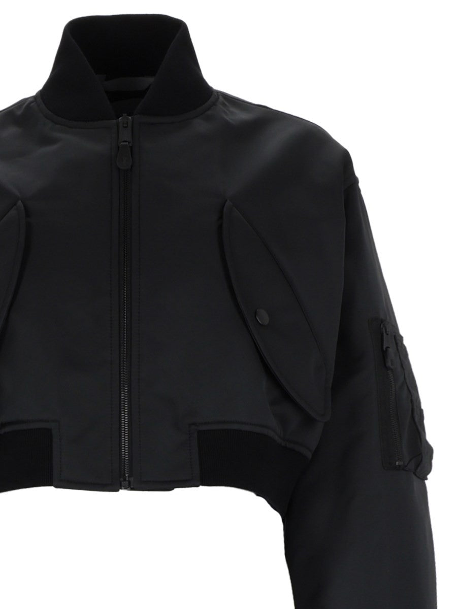 BOMBER CROPPED CON ZIP