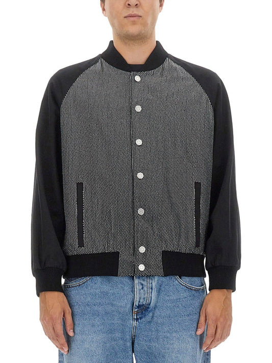 BOMBER JACKET WITH LOGO