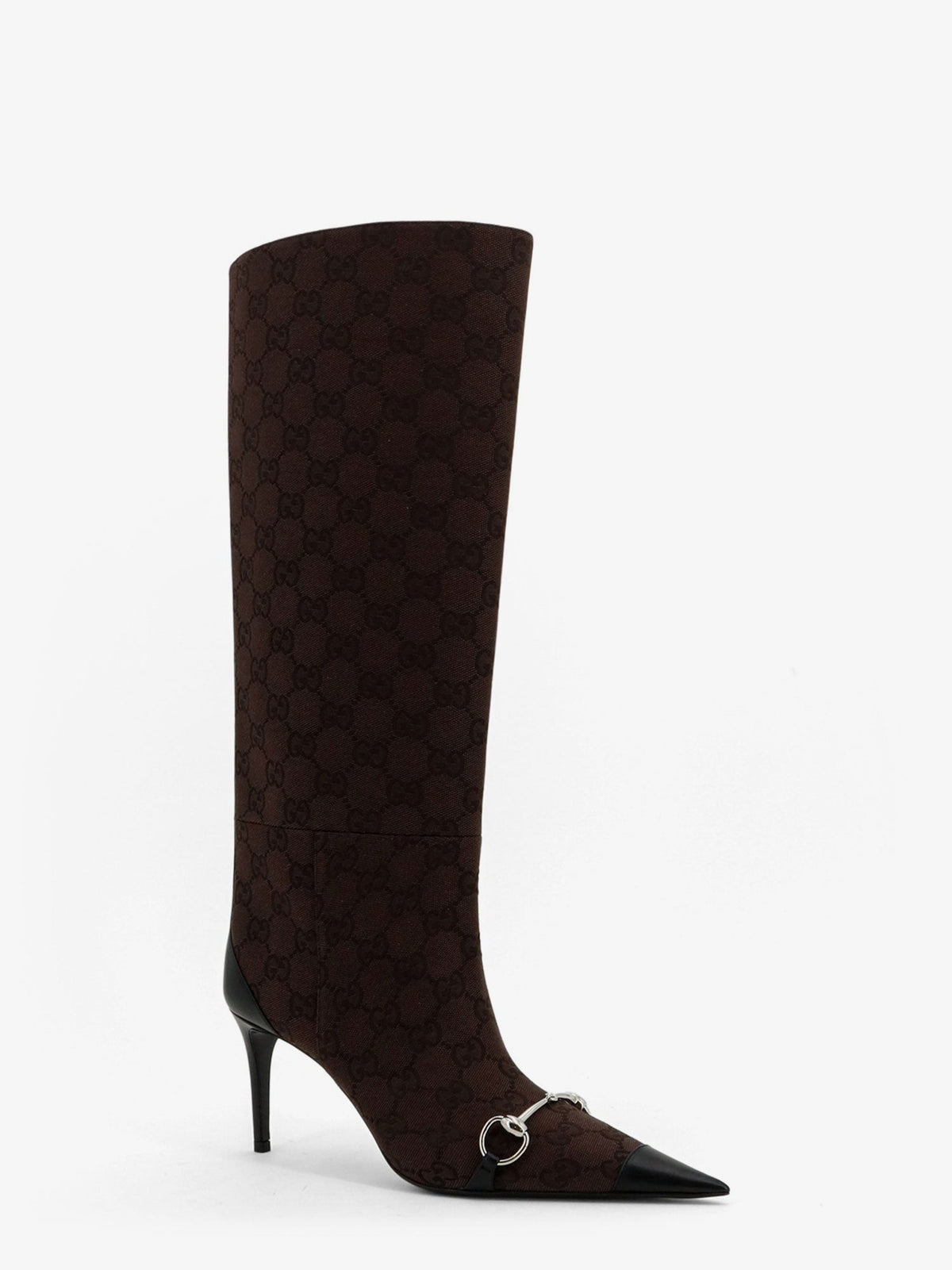 Boots with iconic GG canvas Horsebit
