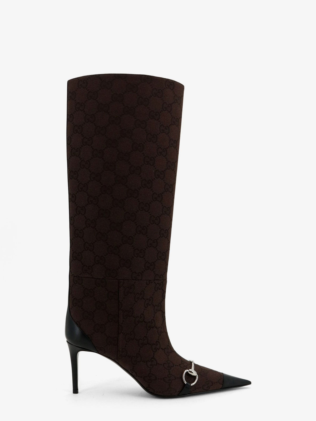 Boots with iconic GG canvas Horsebit