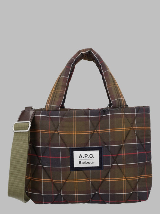 Borsa con Motivo Tartan