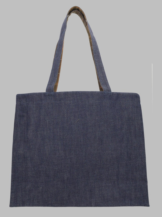 Borsa Tote in Denim di Cotone