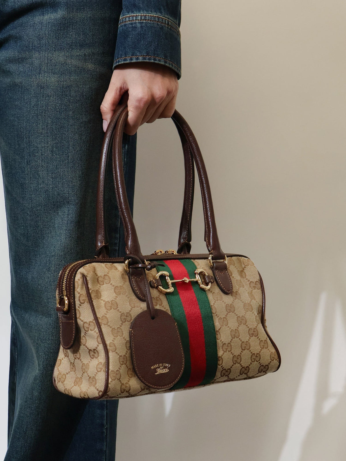 Borsetto GG fabric crossbody bag