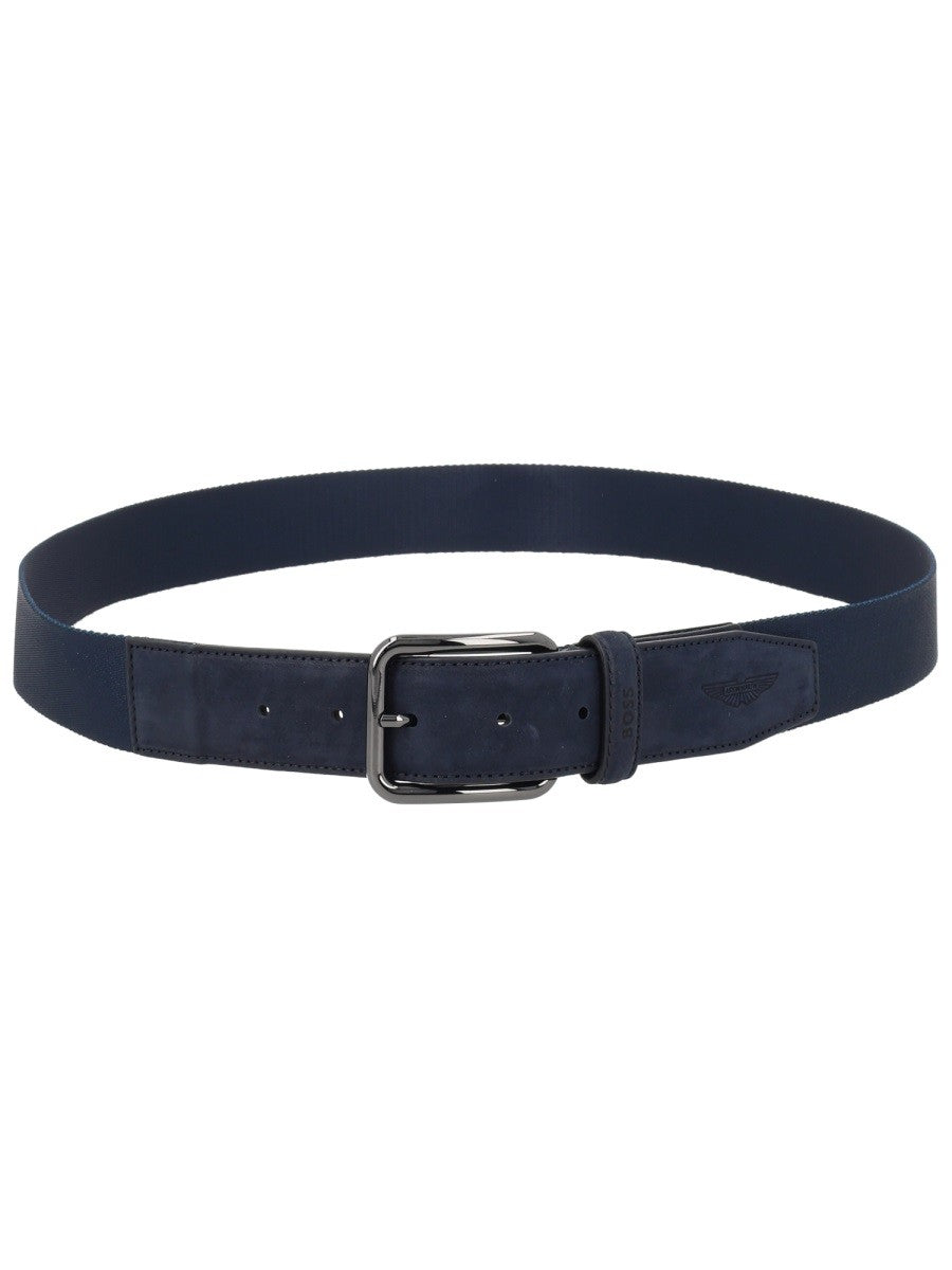 "BOSS X ASTON MARTIN" LEATHER BELT