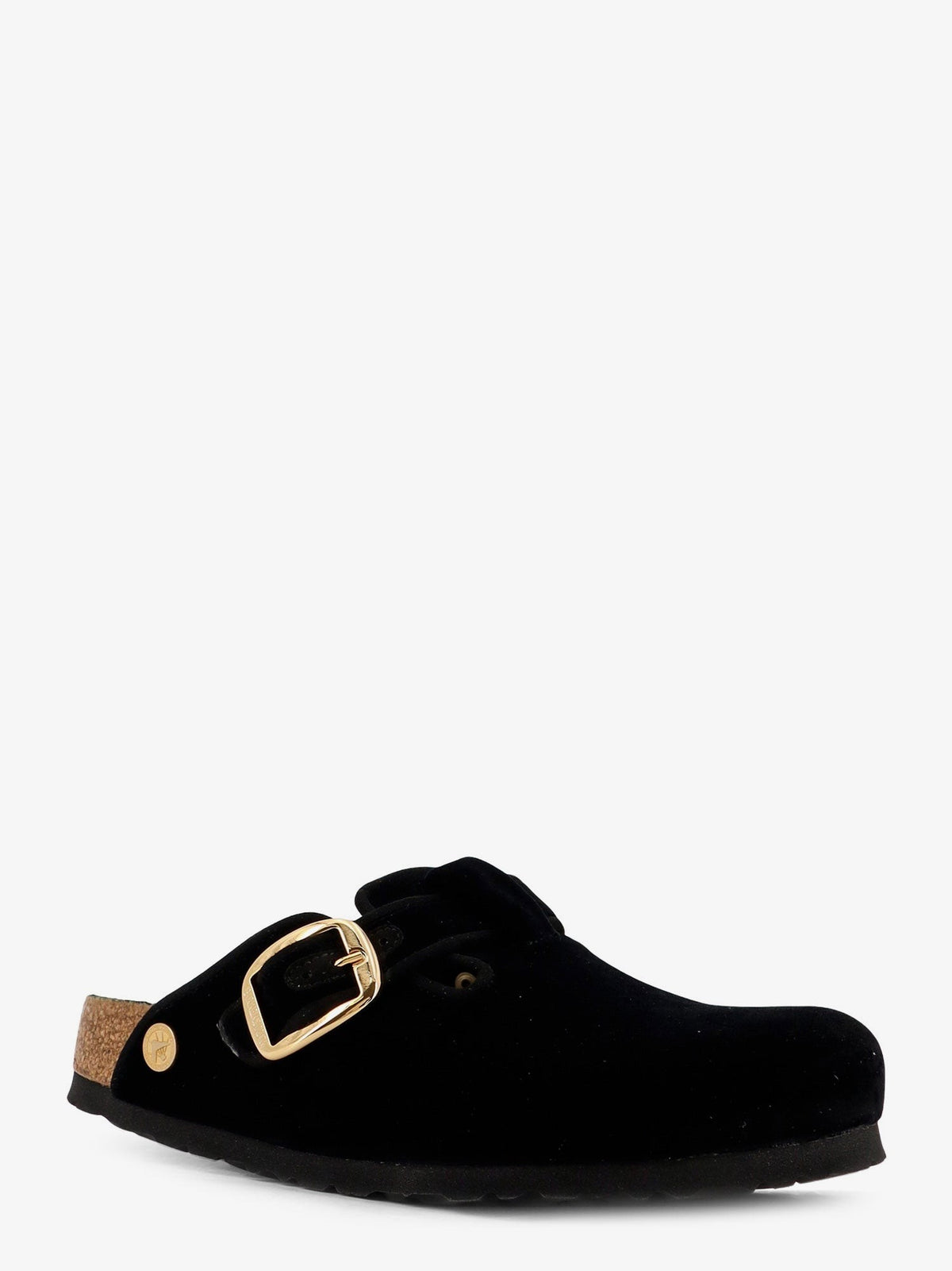 Boston Big Buckle Piping Rivet Logo mule