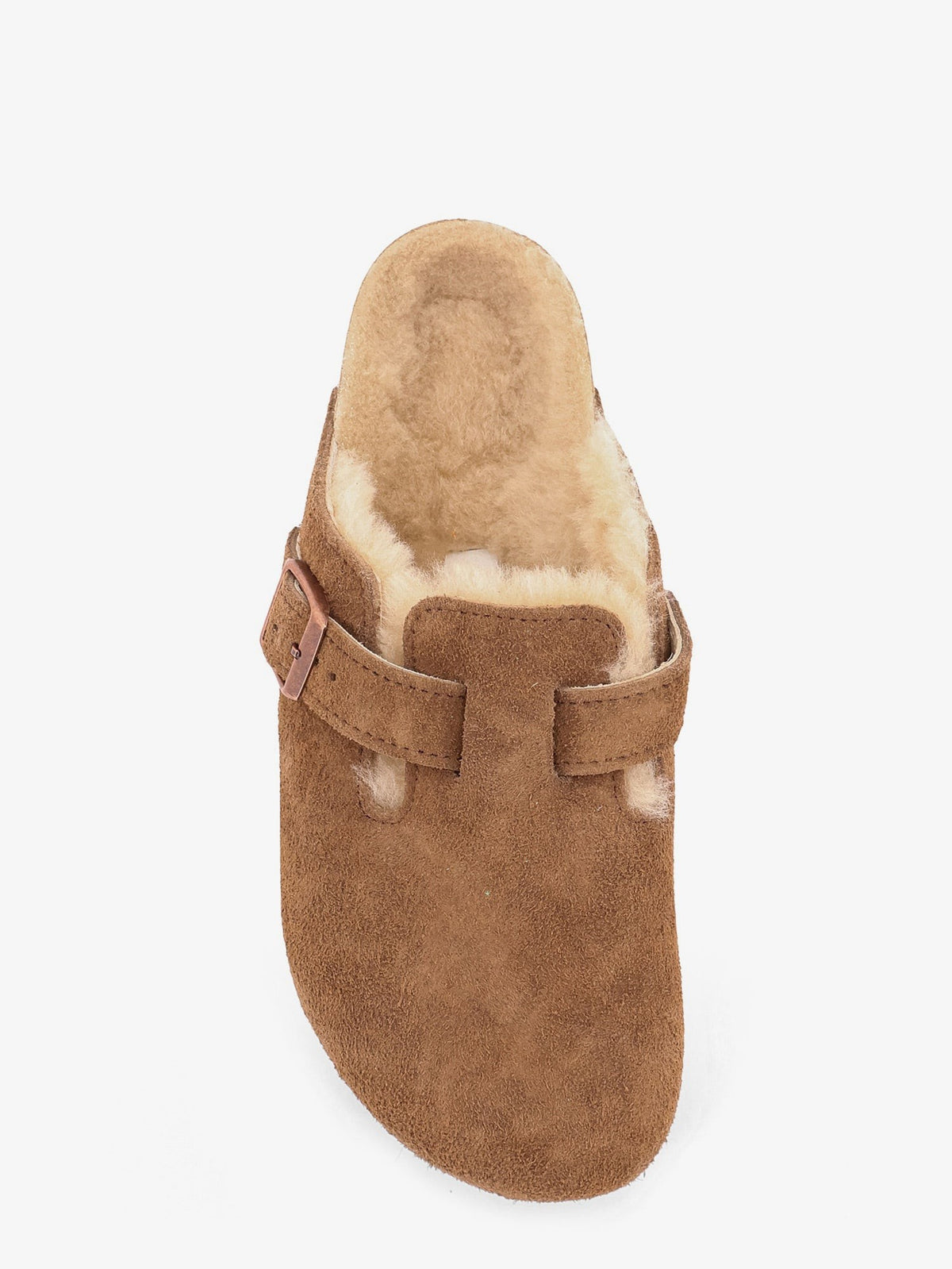 Boston VL/Shearling suede clog