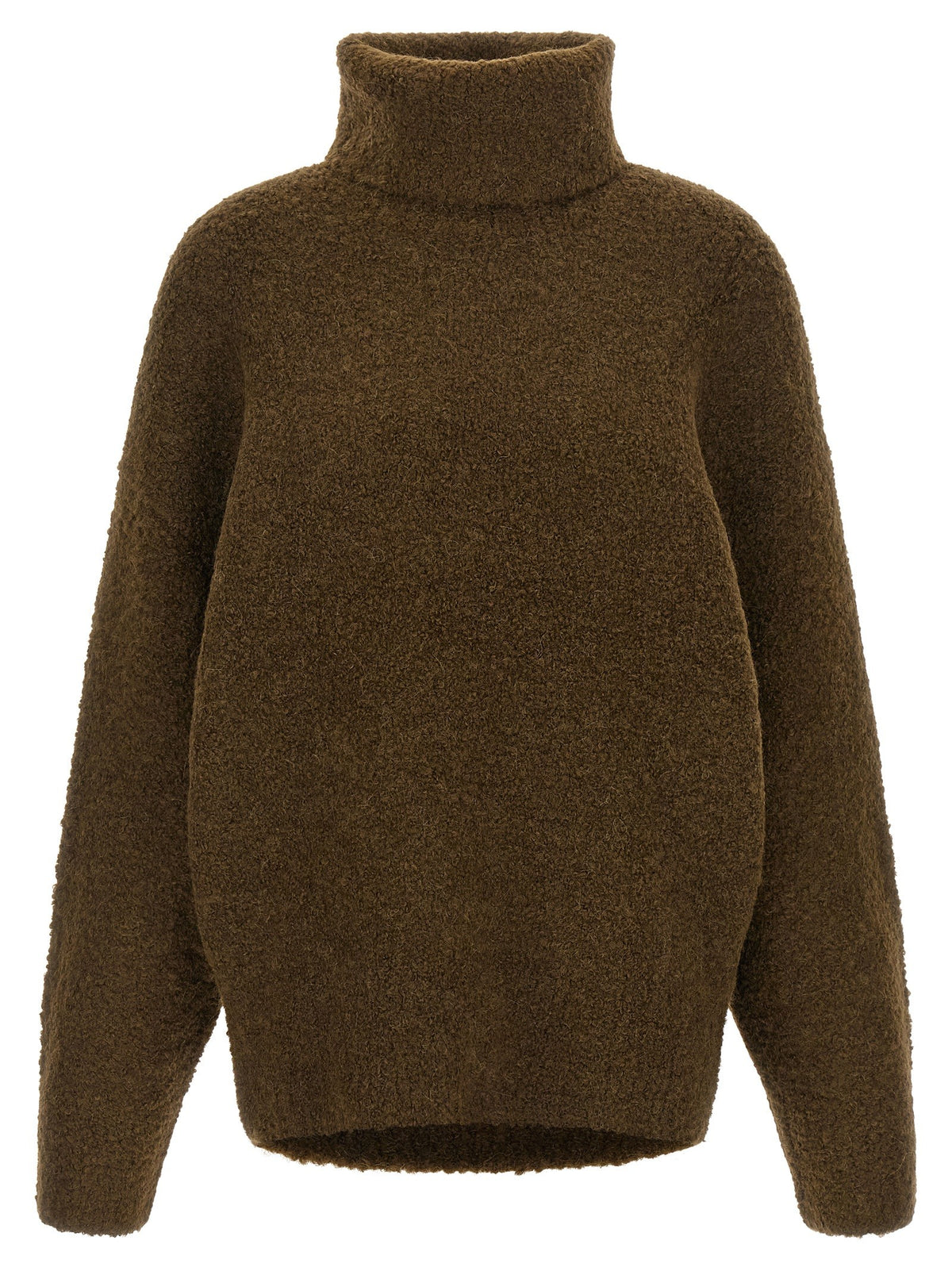 Bouclé turtleneck sweater