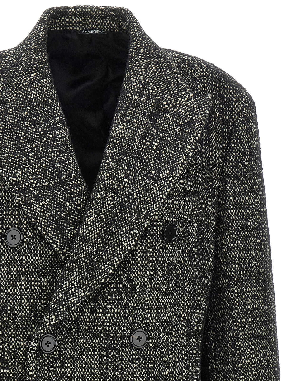Bouclé wool coat