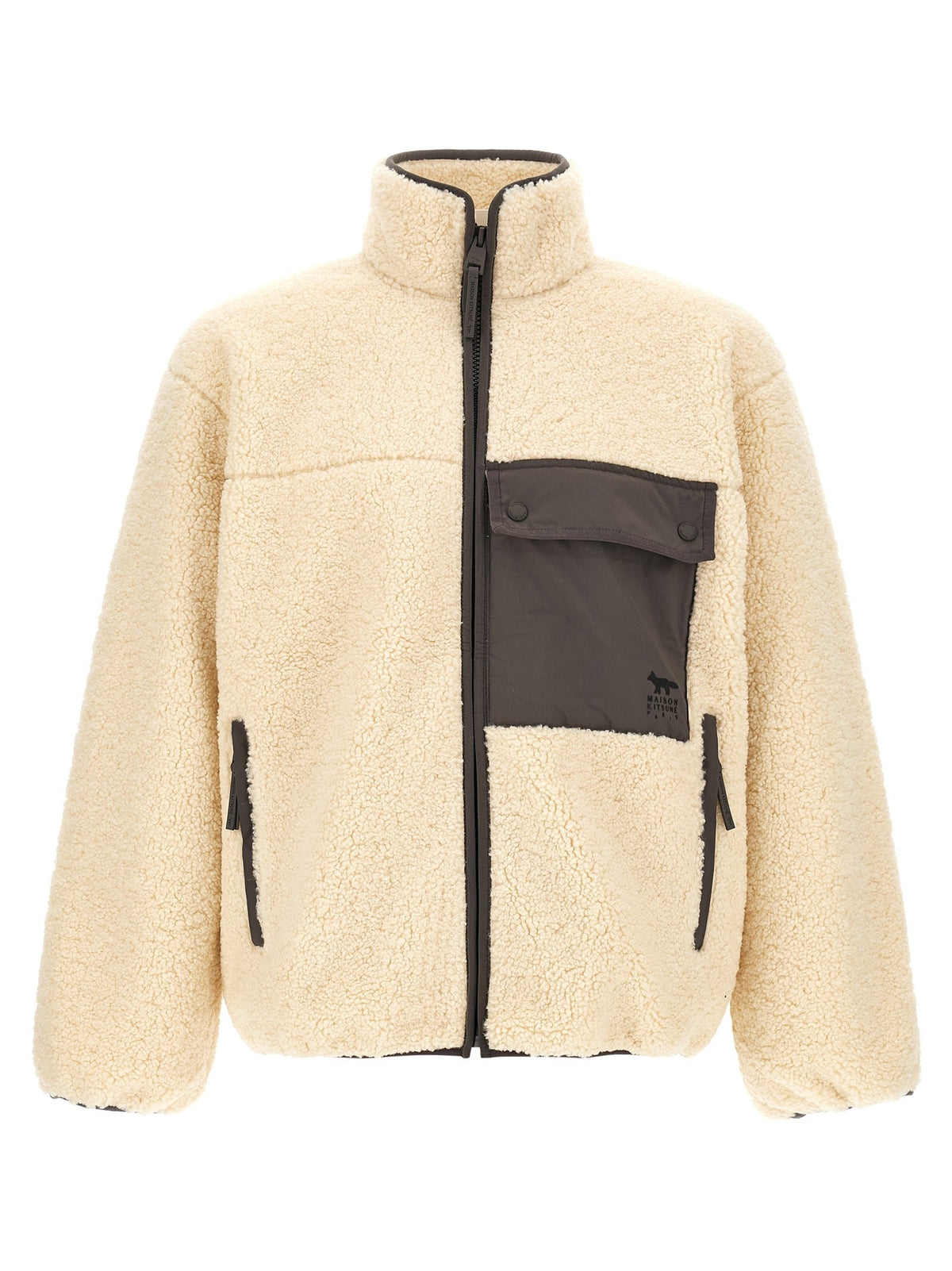 Bouclette fleece jacket