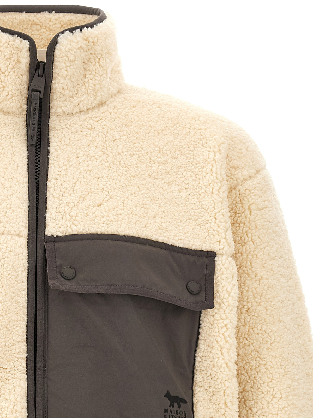 Bouclette fleece jacket