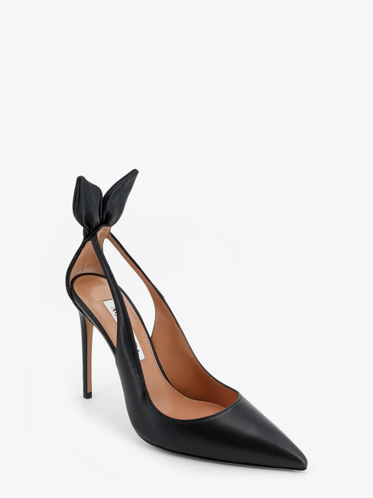 Bow Tie Leather Pumps