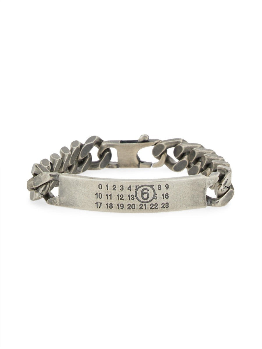 BRACCIALE A CATENA CON LOGO "NUMERIC SIGNATURE"