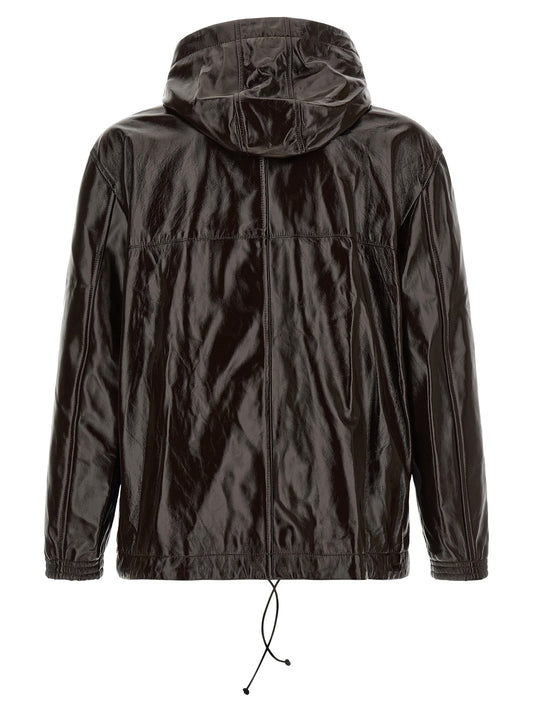'Brigham' brown jacket