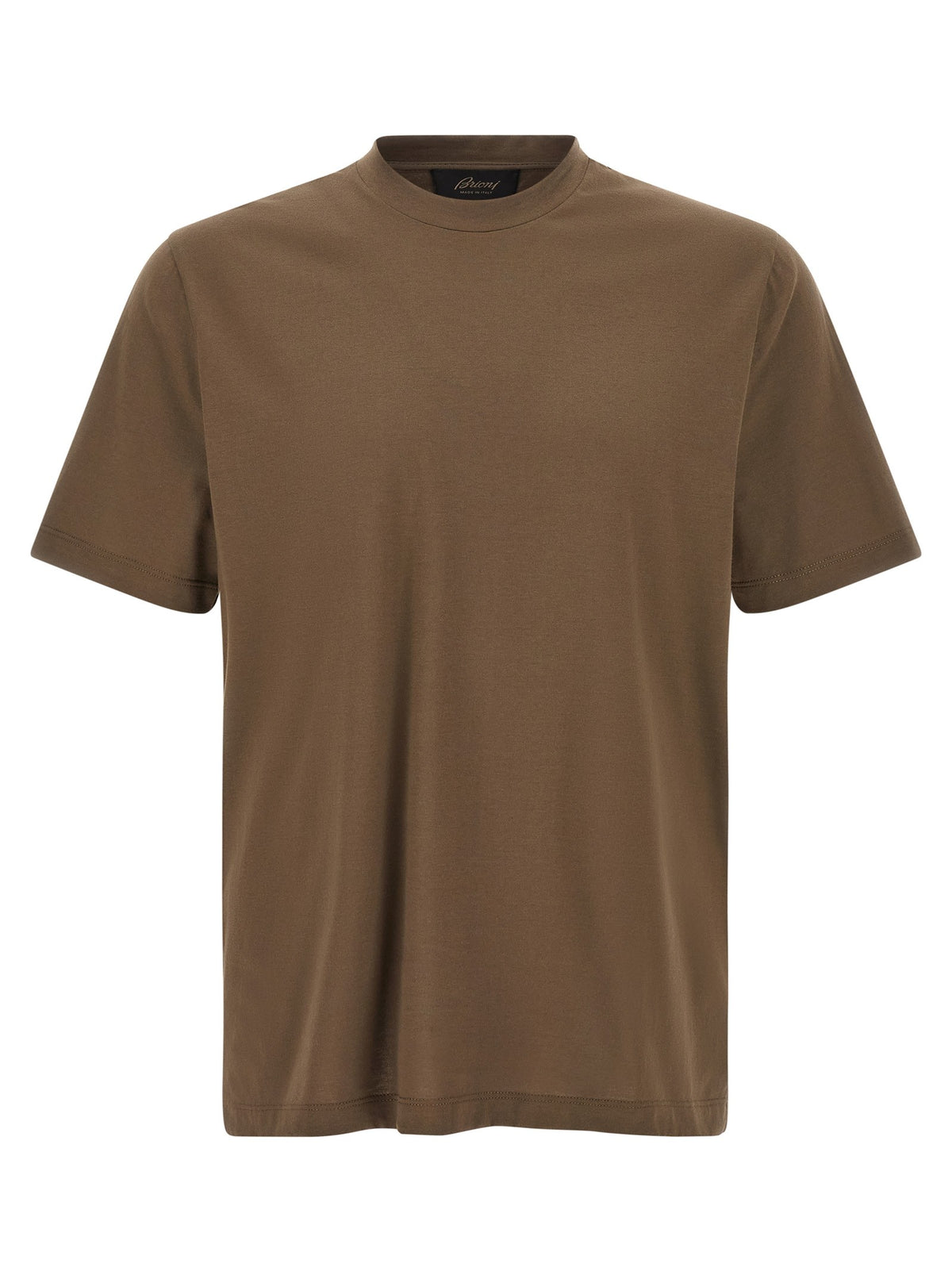 Brown cotton t-shirt