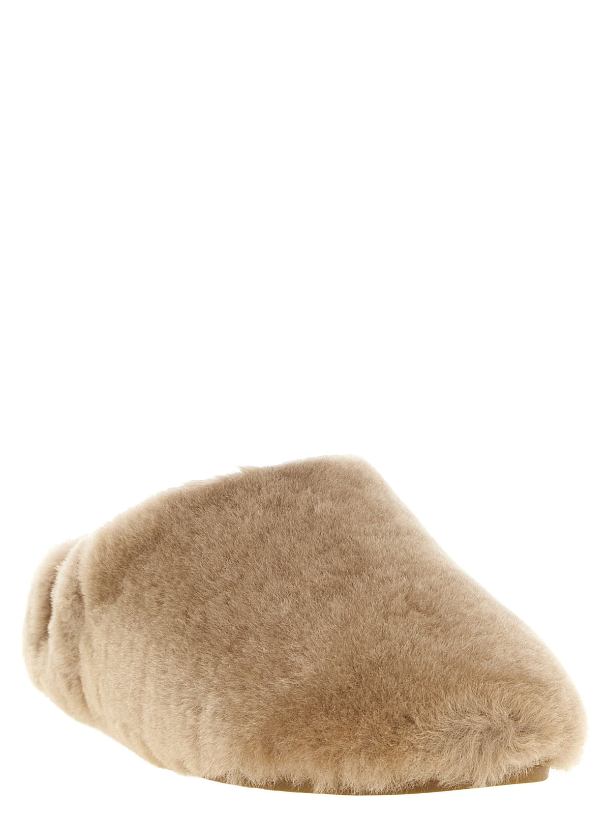 Brown 'Elea Fluffed' sabots