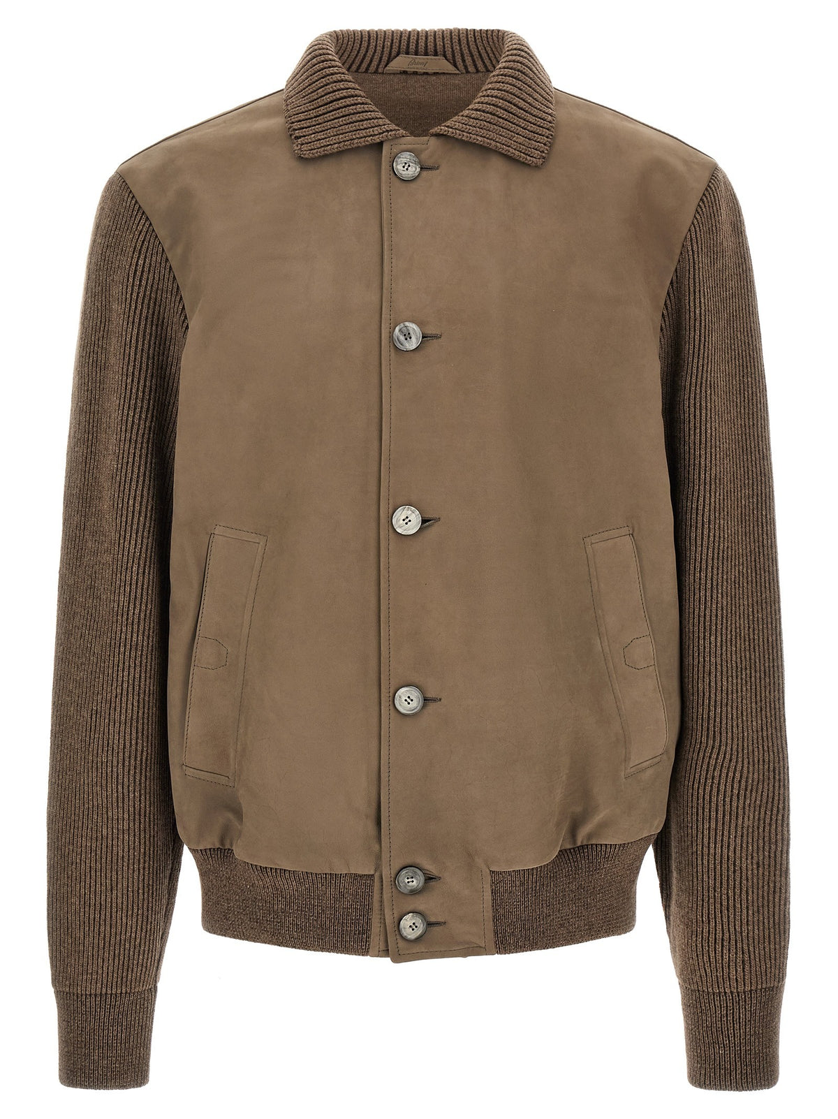 Brown hybrid jacket