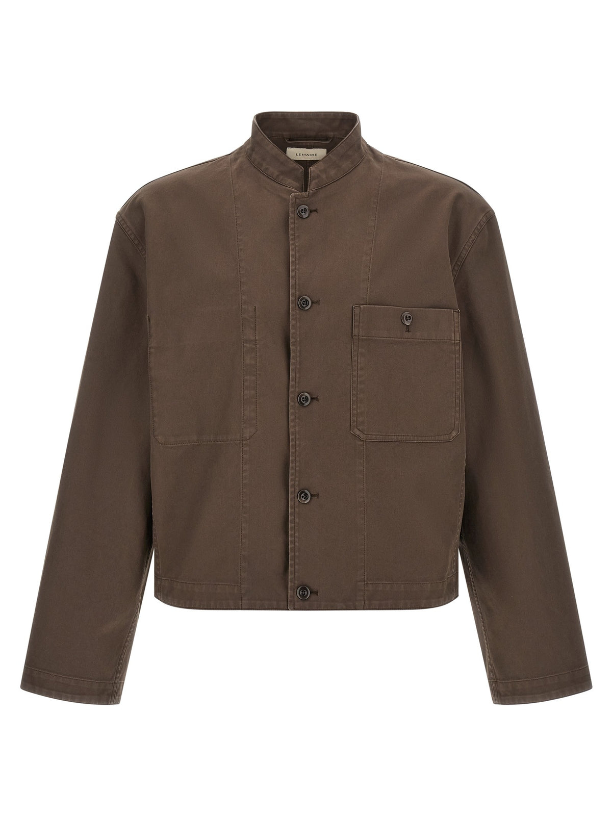 Brown Korean collar jacket