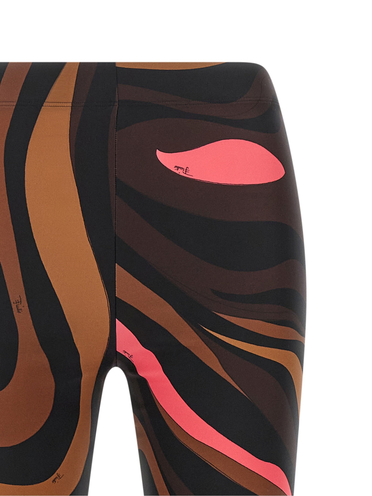 Brown 'Marmo' leggings