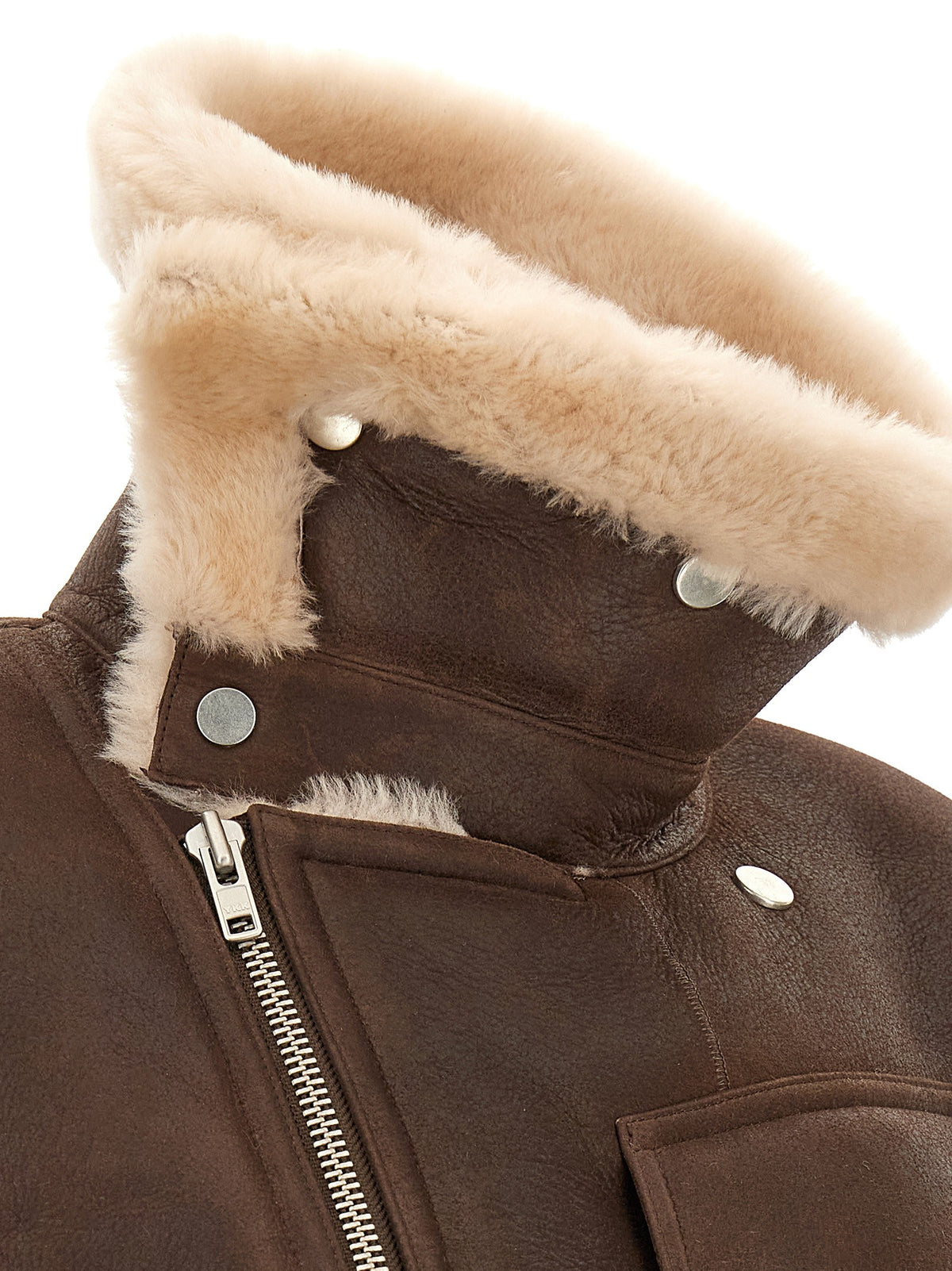 Brown sheepskin jacket