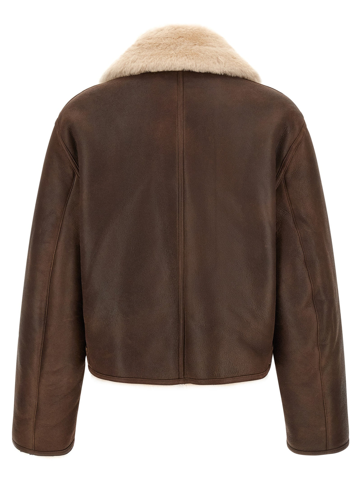 Brown sheepskin jacket
