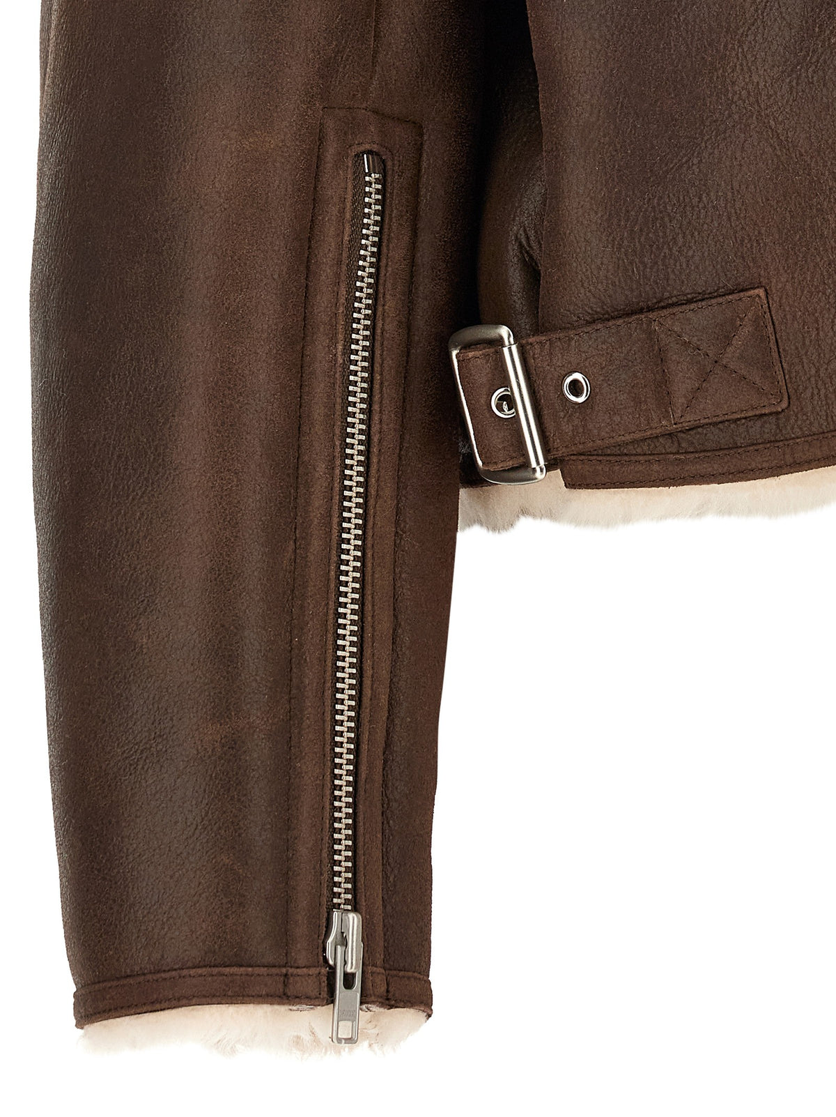 Brown sheepskin jacket