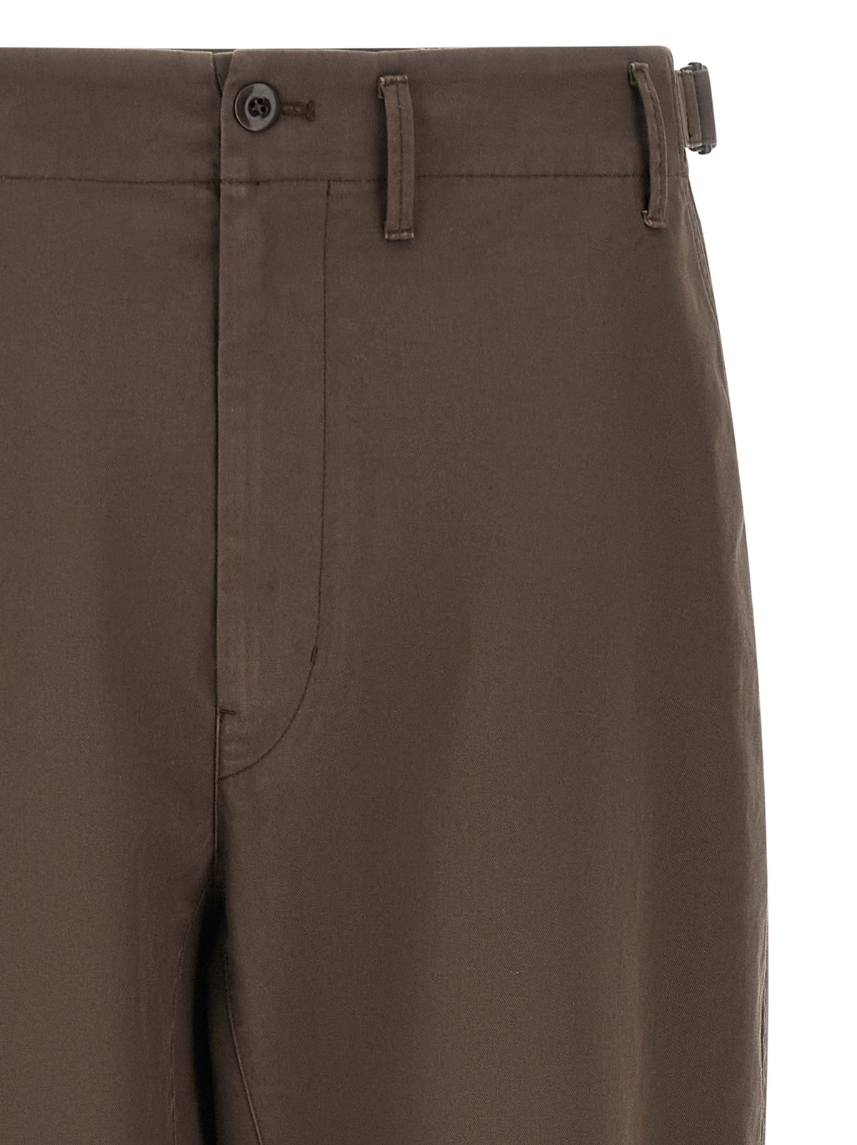 Brown tapered pants