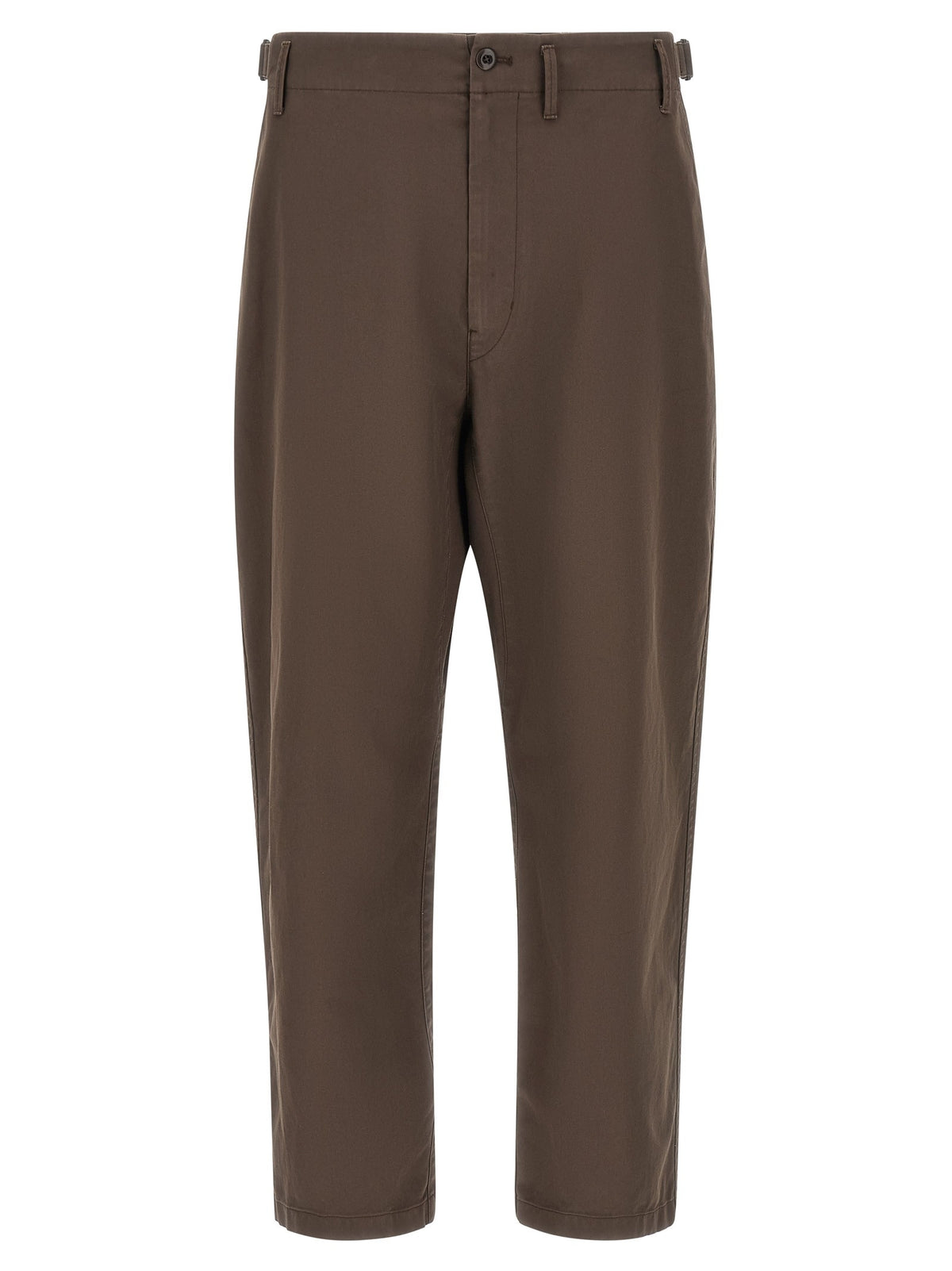 Brown tapered pants