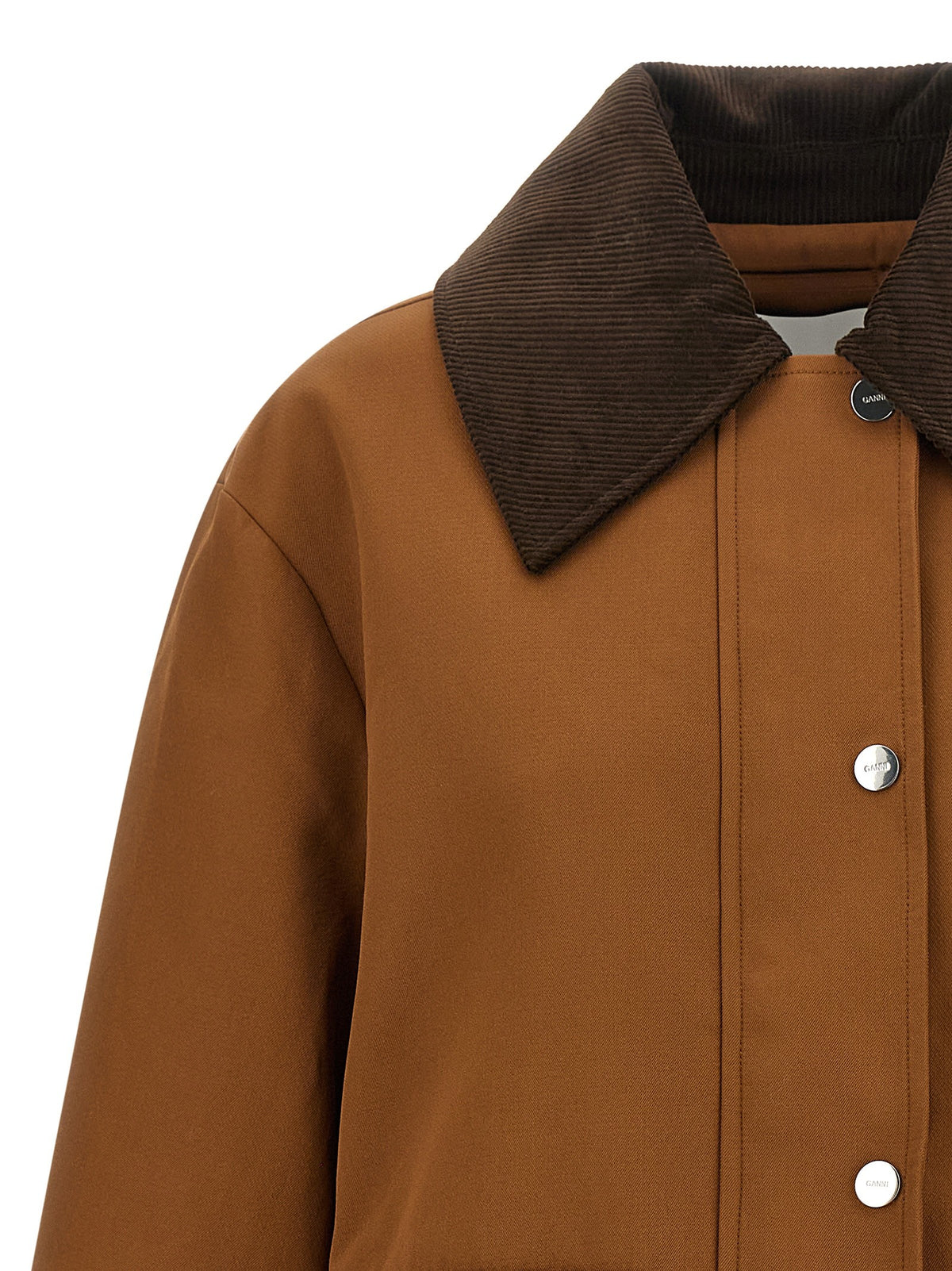 Brown twill jacket