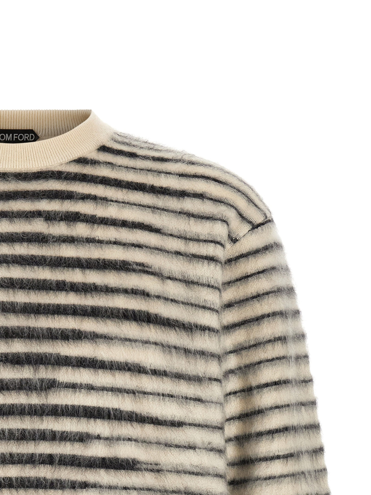 Brushed effect sweater