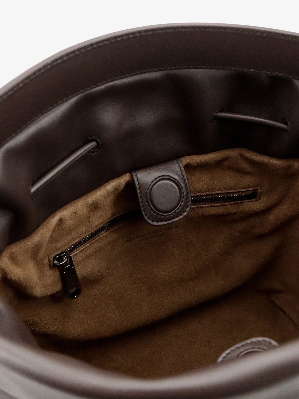 Bucket Mellow leather shoulder bag