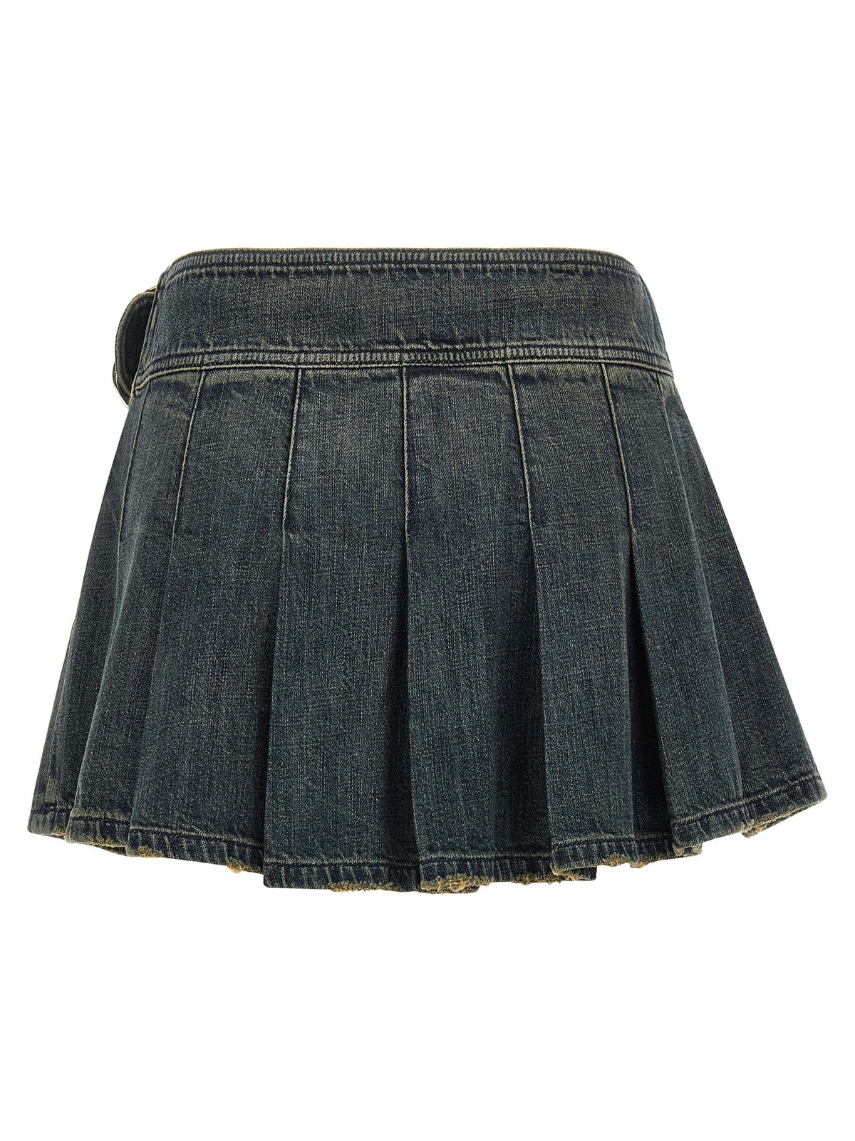 'Buckle Pleated' skirt