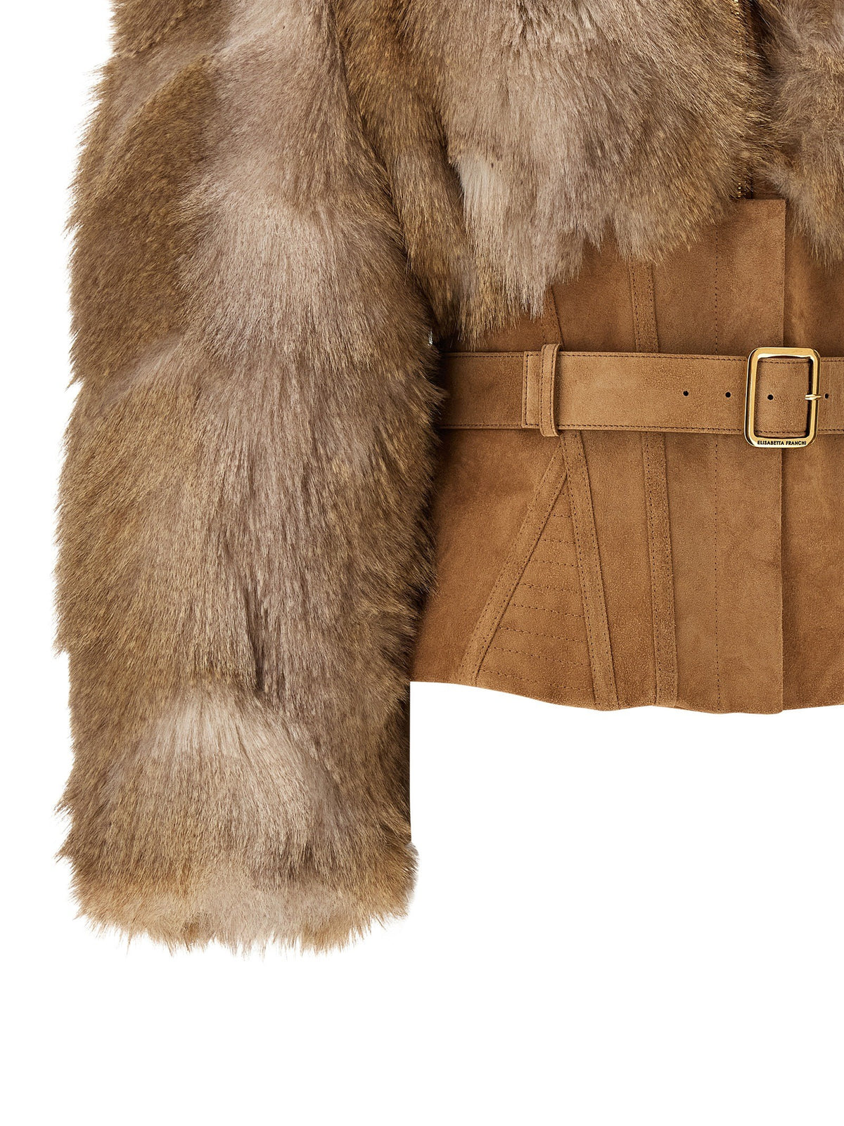 Bustier and belted jacket