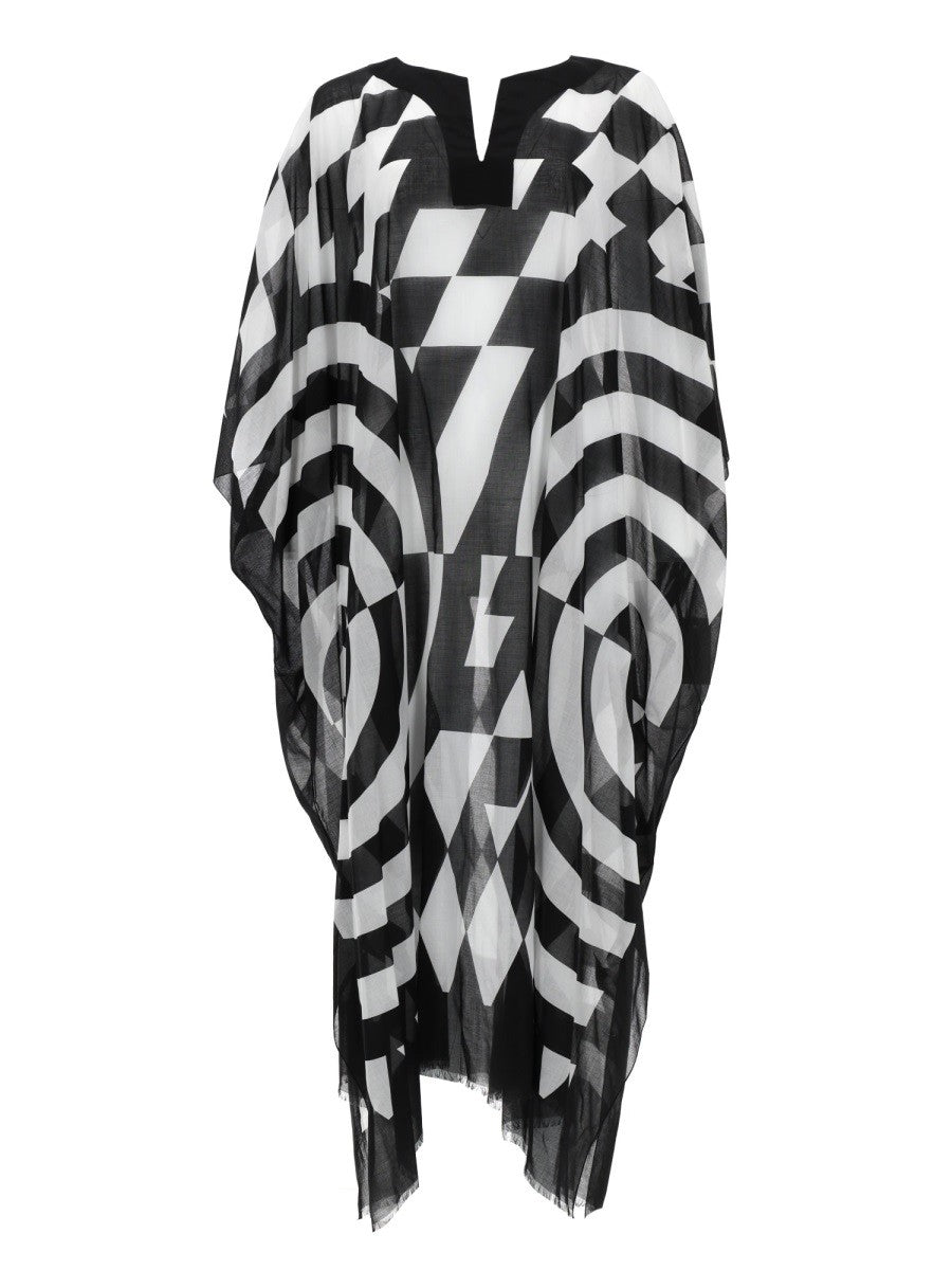 CAFTAN WITH PRINT