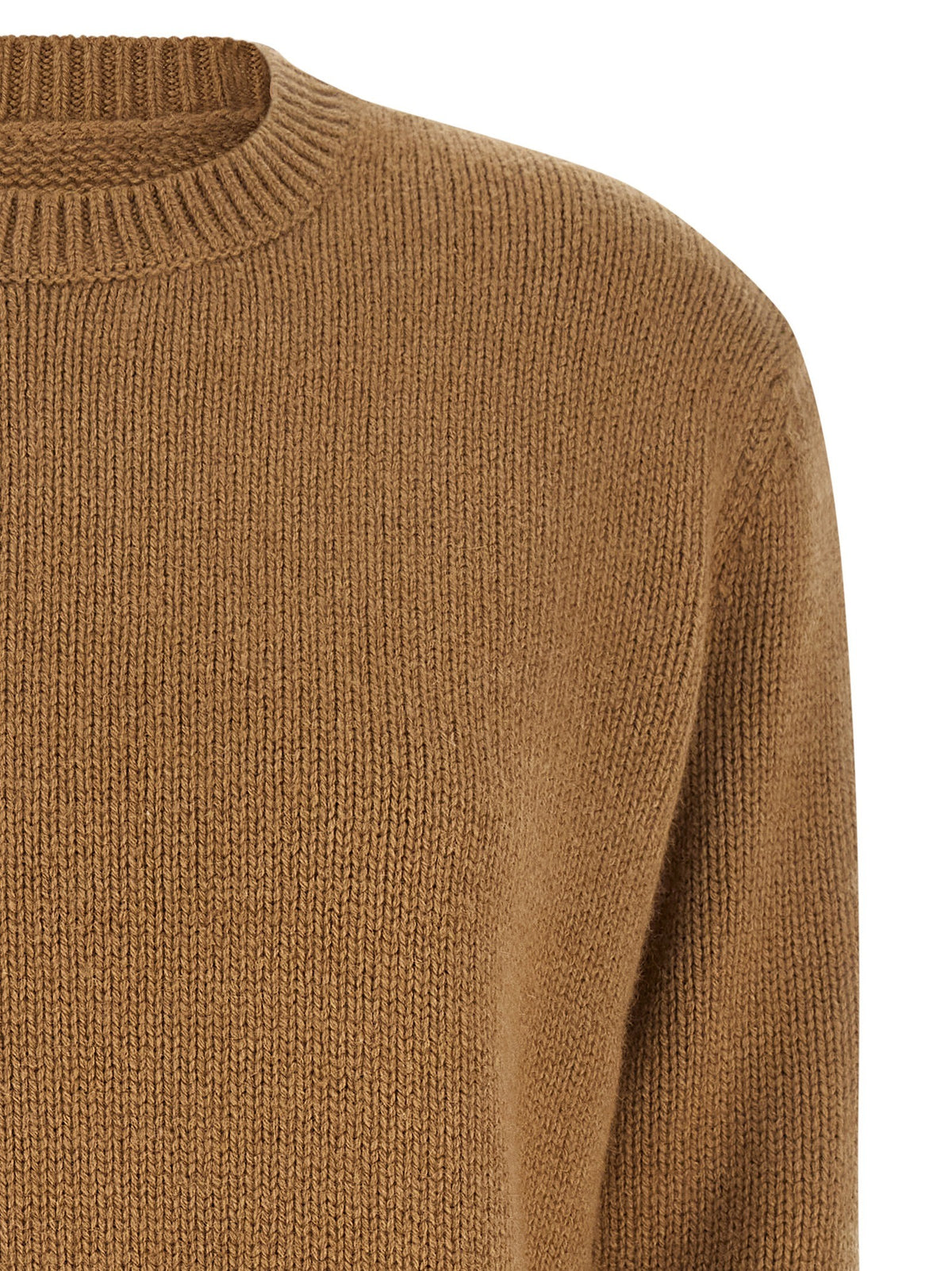 Camel wool sweater