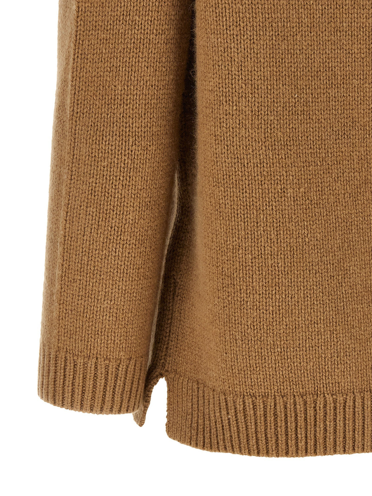 Camel wool sweater