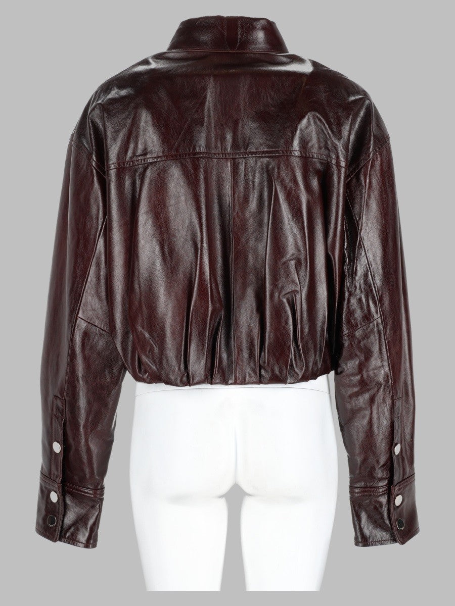 Camicia Boxy in Nappa