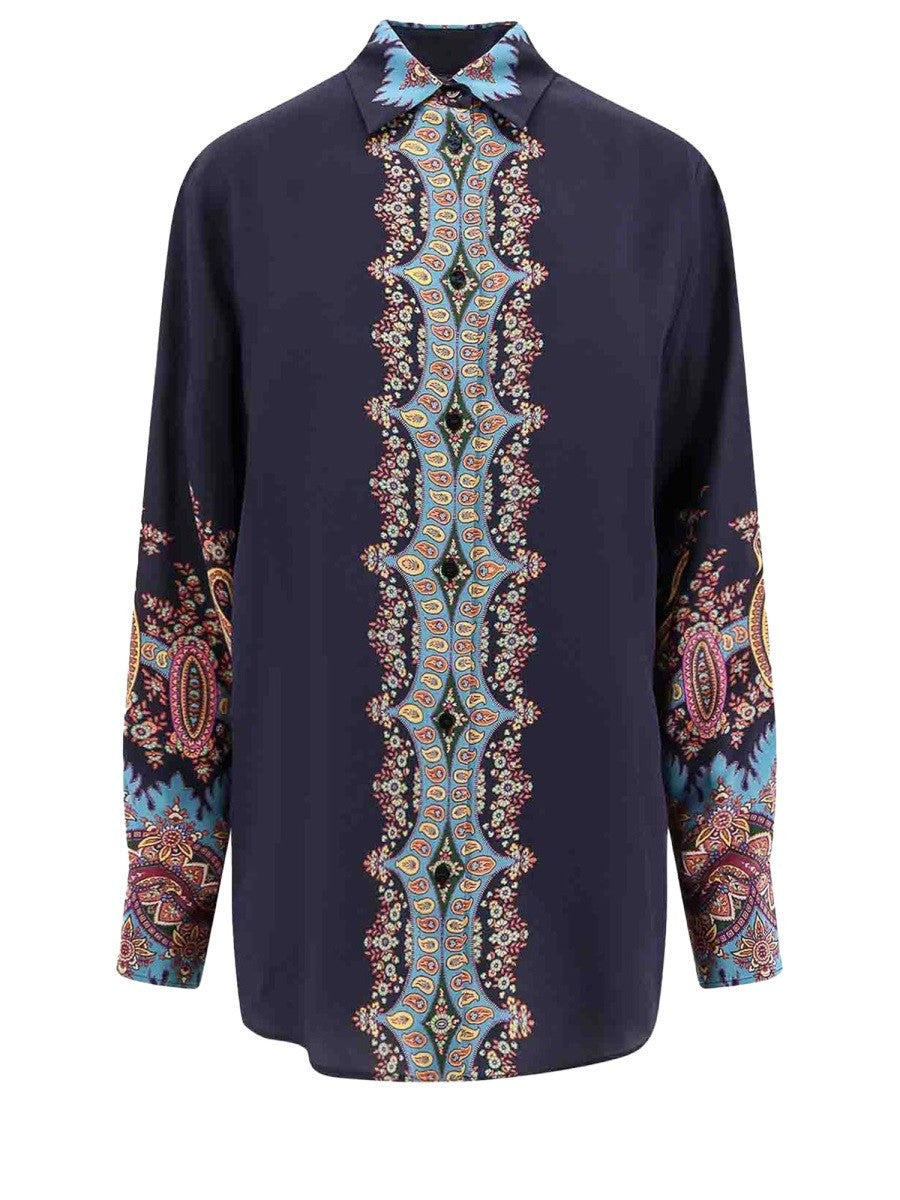 CAMICIA CON STAMPA FLOREALE