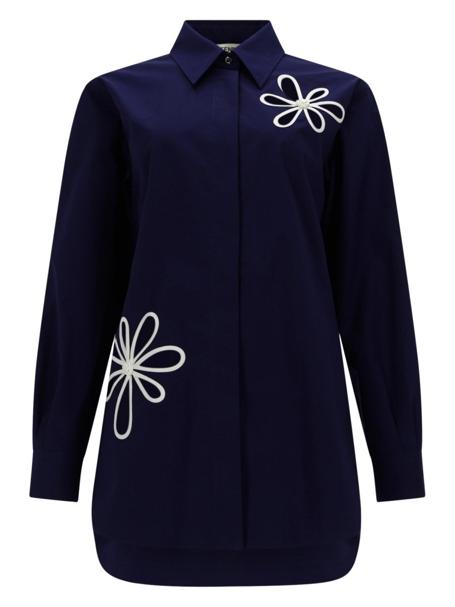 CAMICIA IN POPELINE DI COTONE