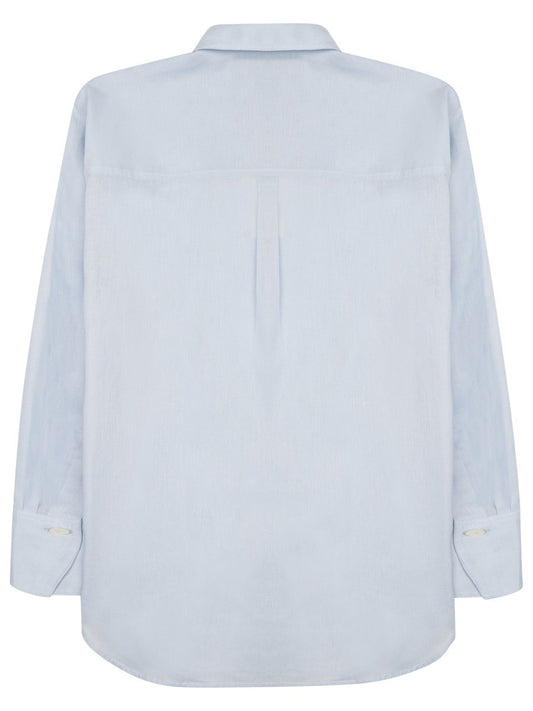 CAMICIA OVERSIZE IN COTONE E LINO