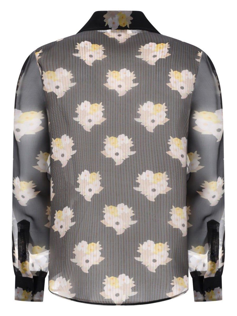 CAMICIA OVERSIZE IN SETA E COTONE