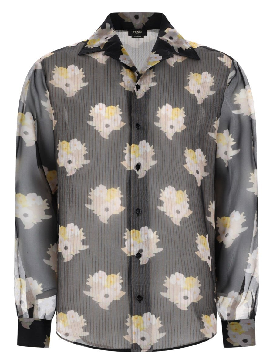 CAMICIA OVERSIZE IN SETA E COTONE