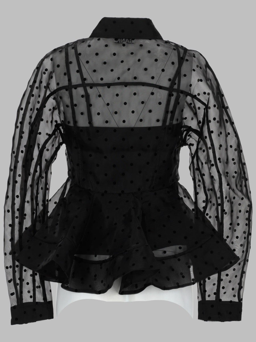 CAMICIA "PEPLUM" IN ORGANZA