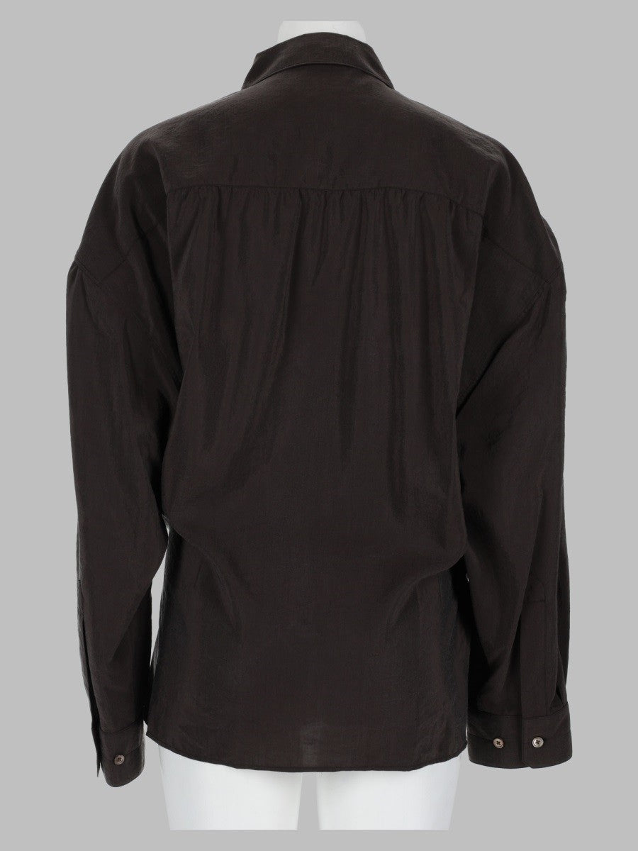 camicia "twisted" in seta