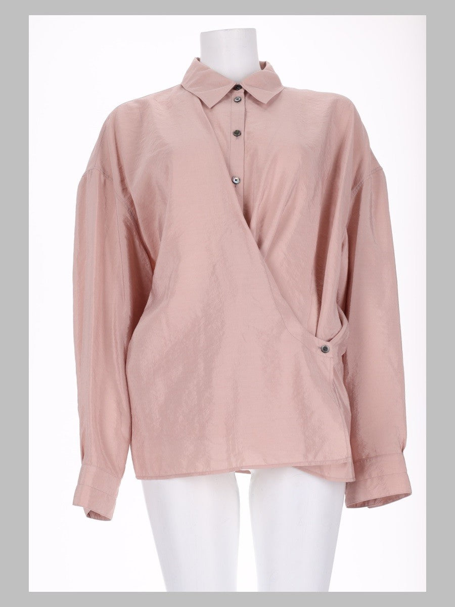 camicia "twisted" in seta