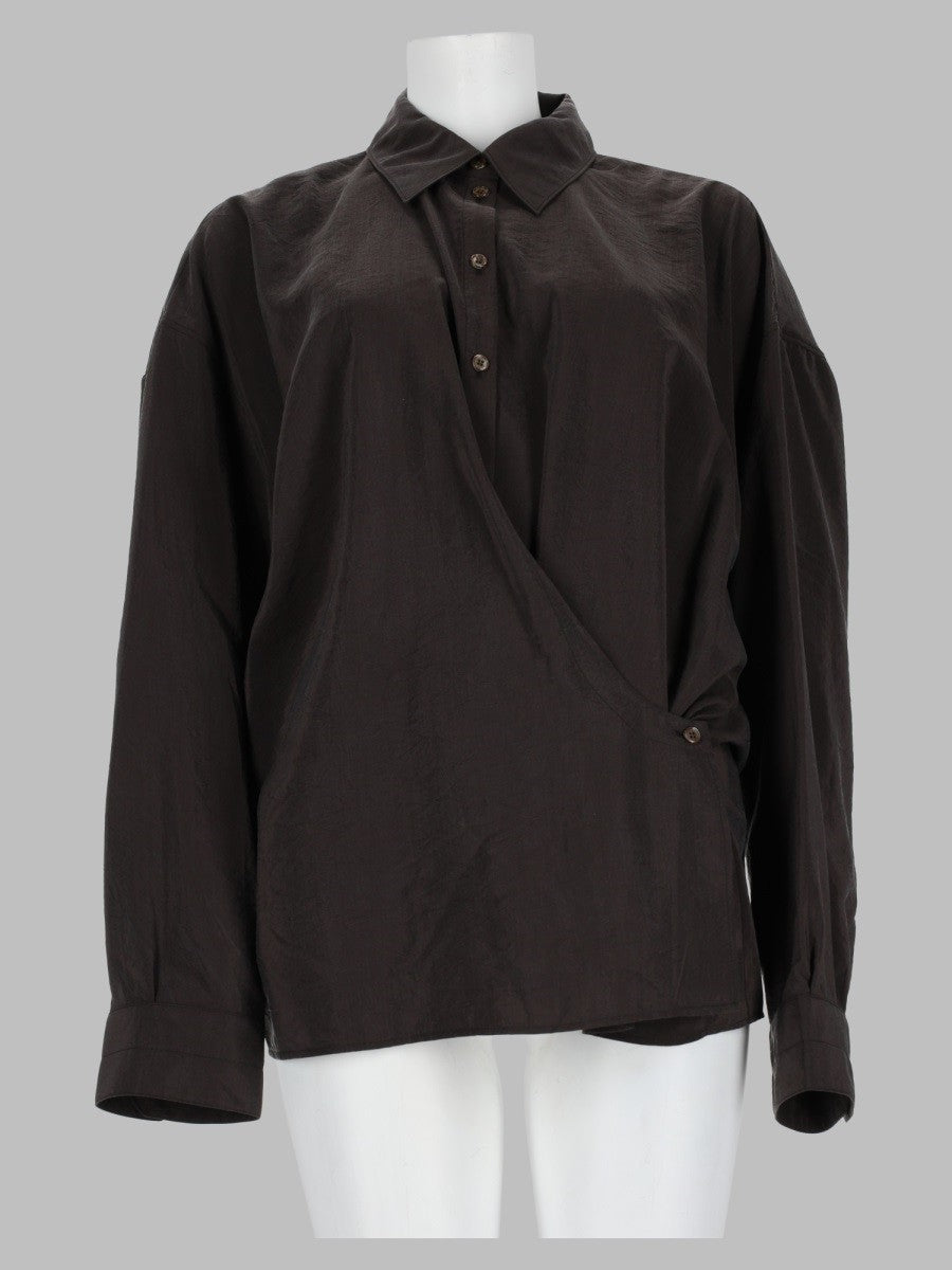camicia "twisted" in seta