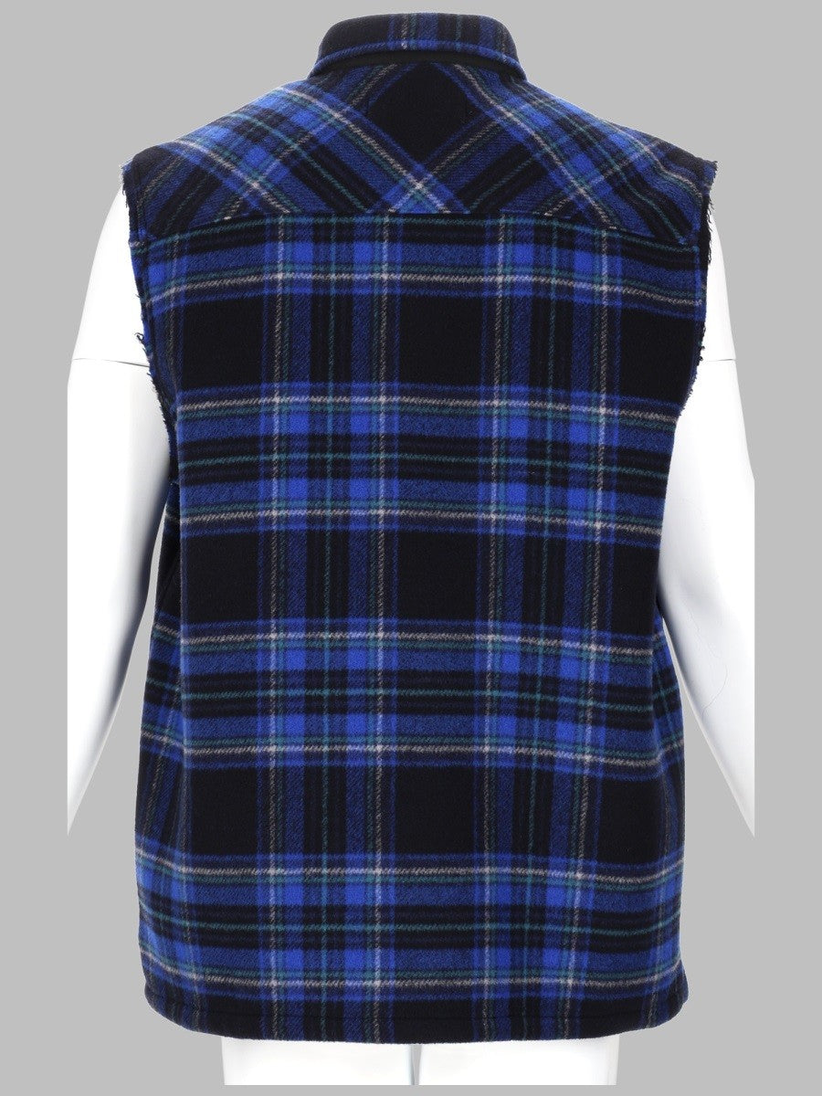 CAMICIA GILET IN MISTO LANA
