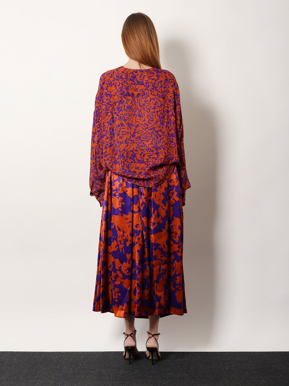 Camiel cotton shirt with multicolor print