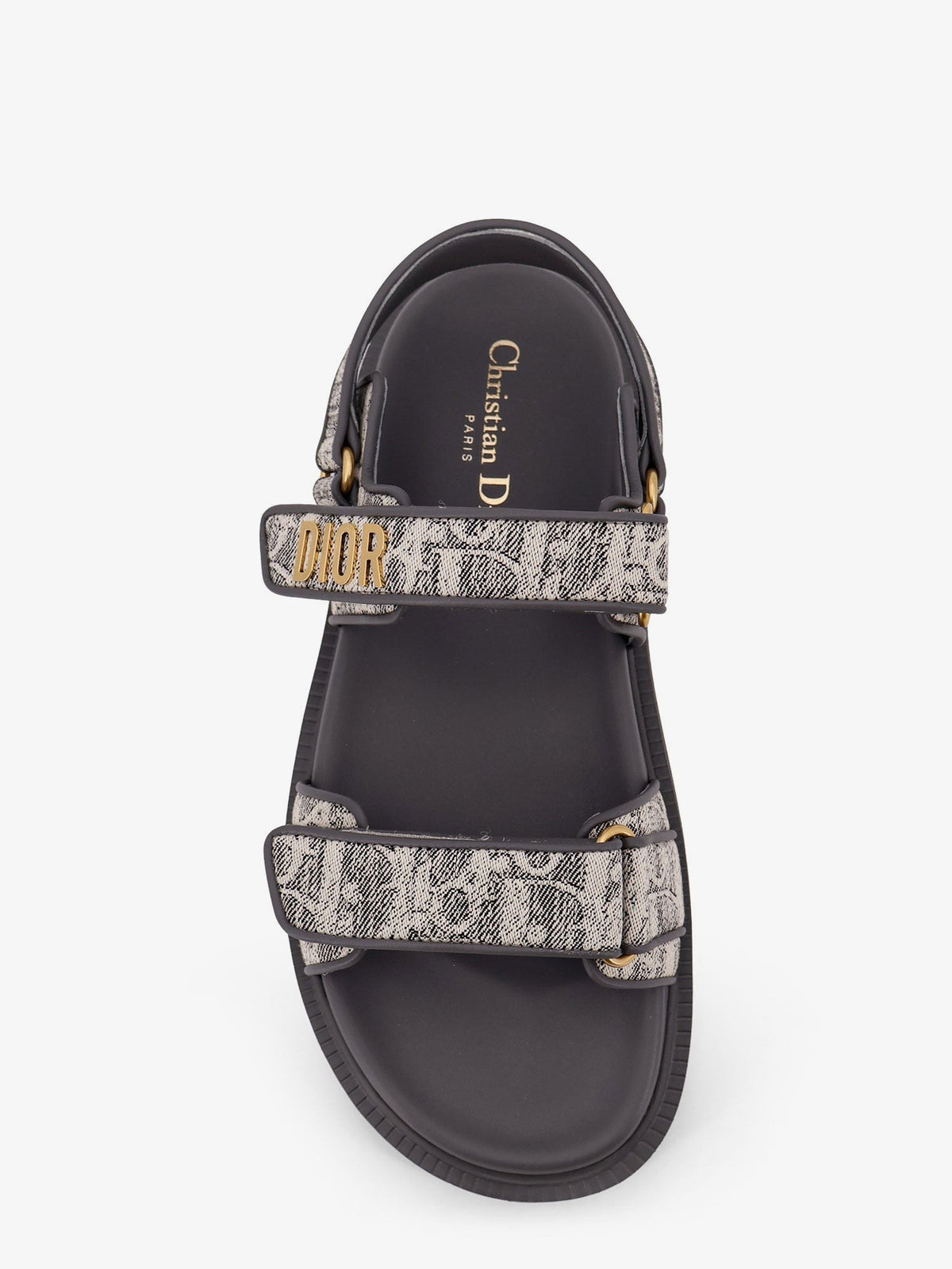 Canvas Dioract flat sandals